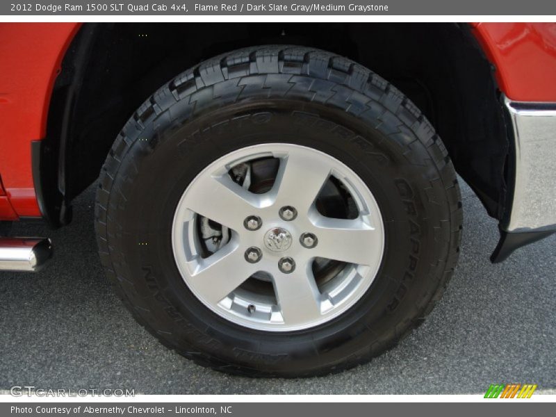 Flame Red / Dark Slate Gray/Medium Graystone 2012 Dodge Ram 1500 SLT Quad Cab 4x4
