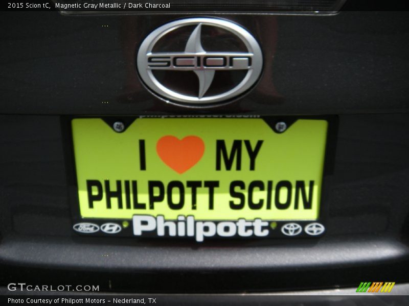 Magnetic Gray Metallic / Dark Charcoal 2015 Scion tC