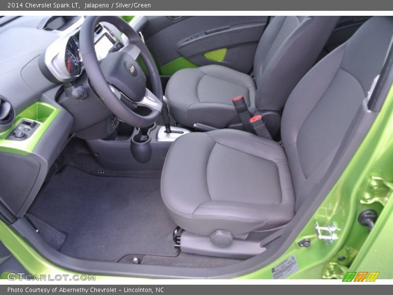 Jalapeno / Silver/Green 2014 Chevrolet Spark LT