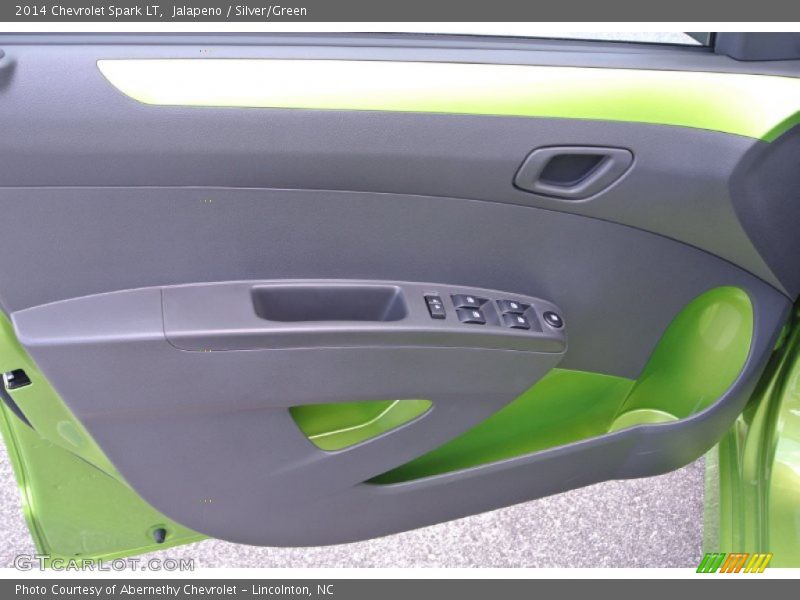 Jalapeno / Silver/Green 2014 Chevrolet Spark LT