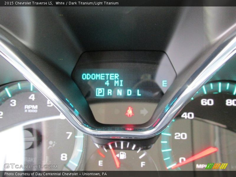 White / Dark Titanium/Light Titanium 2015 Chevrolet Traverse LS