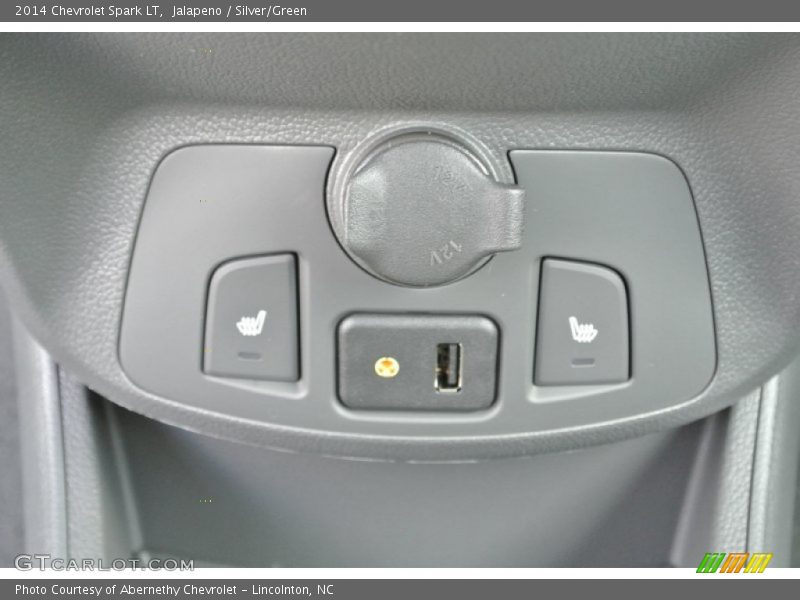Jalapeno / Silver/Green 2014 Chevrolet Spark LT