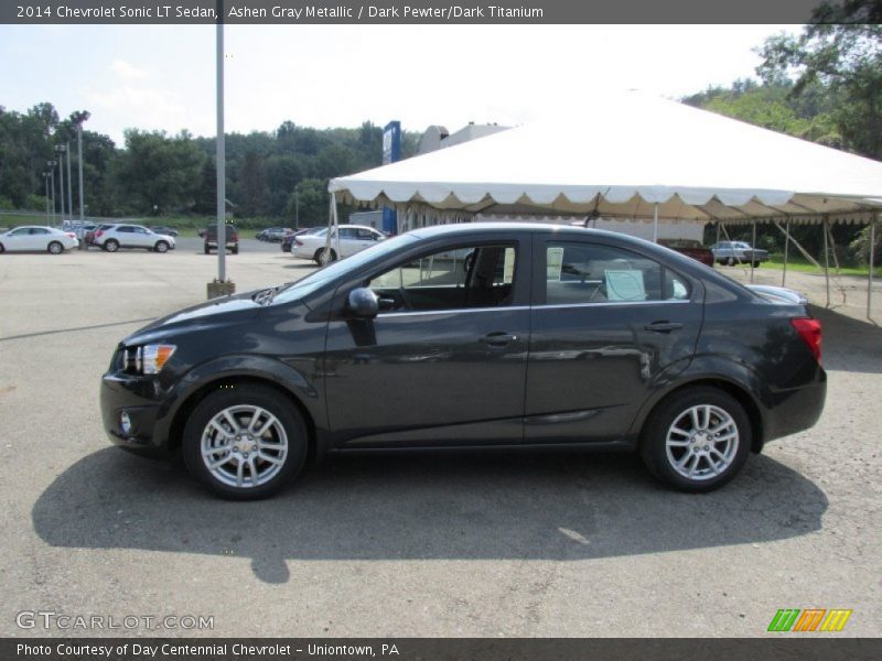 Ashen Gray Metallic / Dark Pewter/Dark Titanium 2014 Chevrolet Sonic LT Sedan