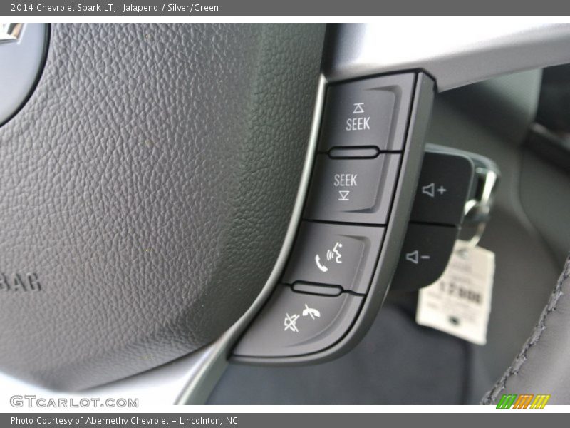 Jalapeno / Silver/Green 2014 Chevrolet Spark LT