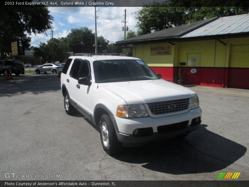 Oxford White / Graphite Grey 2003 Ford Explorer XLT 4x4