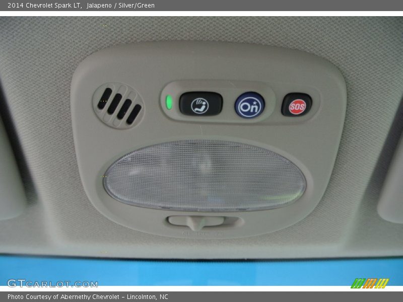 Jalapeno / Silver/Green 2014 Chevrolet Spark LT