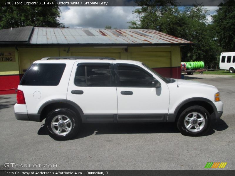 Oxford White / Graphite Grey 2003 Ford Explorer XLT 4x4