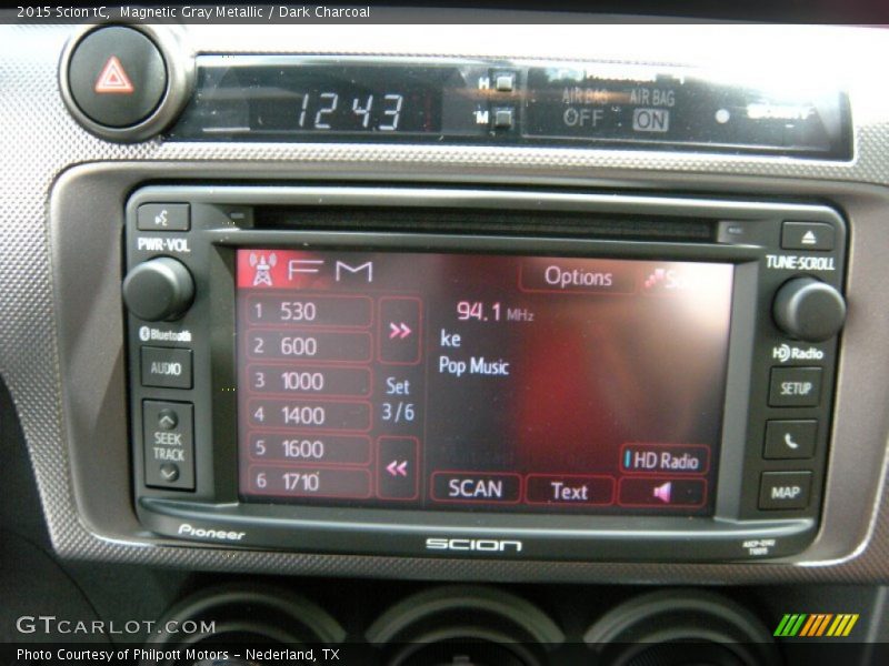 Magnetic Gray Metallic / Dark Charcoal 2015 Scion tC