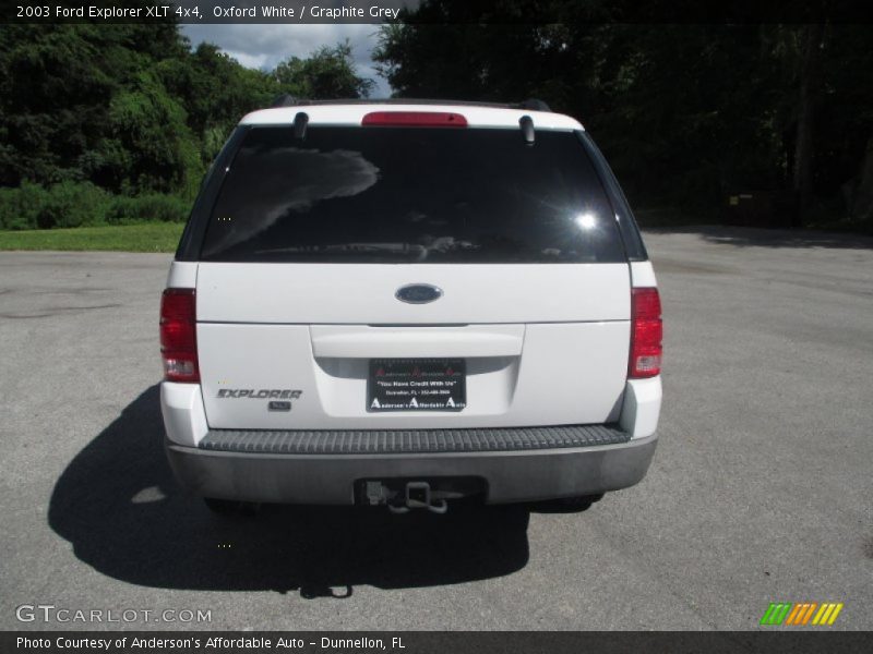 Oxford White / Graphite Grey 2003 Ford Explorer XLT 4x4
