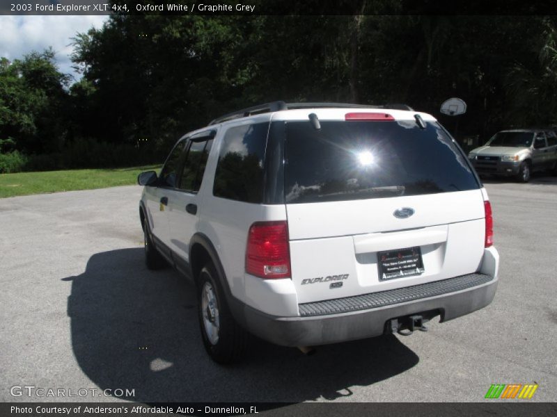 Oxford White / Graphite Grey 2003 Ford Explorer XLT 4x4