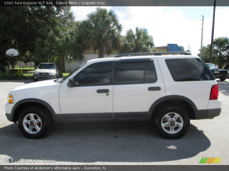 Oxford White / Graphite Grey 2003 Ford Explorer XLT 4x4