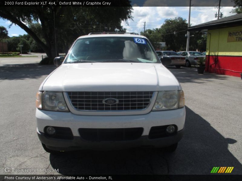 Oxford White / Graphite Grey 2003 Ford Explorer XLT 4x4