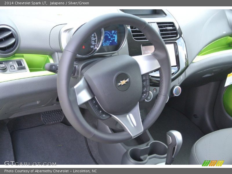 Jalapeno / Silver/Green 2014 Chevrolet Spark LT