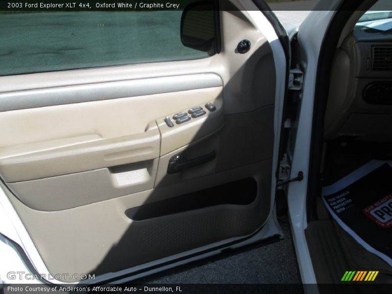 Oxford White / Graphite Grey 2003 Ford Explorer XLT 4x4