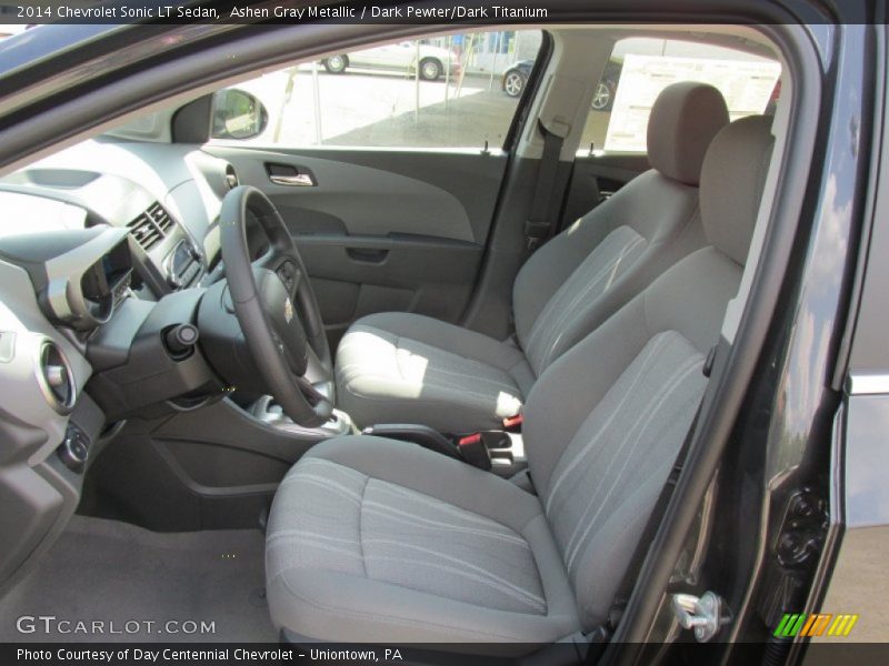 Ashen Gray Metallic / Dark Pewter/Dark Titanium 2014 Chevrolet Sonic LT Sedan