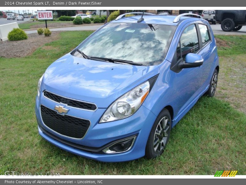 Denim / Dark Pewter/Silver 2014 Chevrolet Spark LT