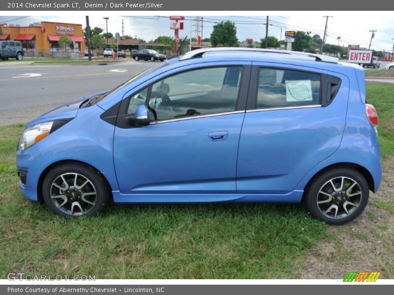 Denim / Dark Pewter/Silver 2014 Chevrolet Spark LT