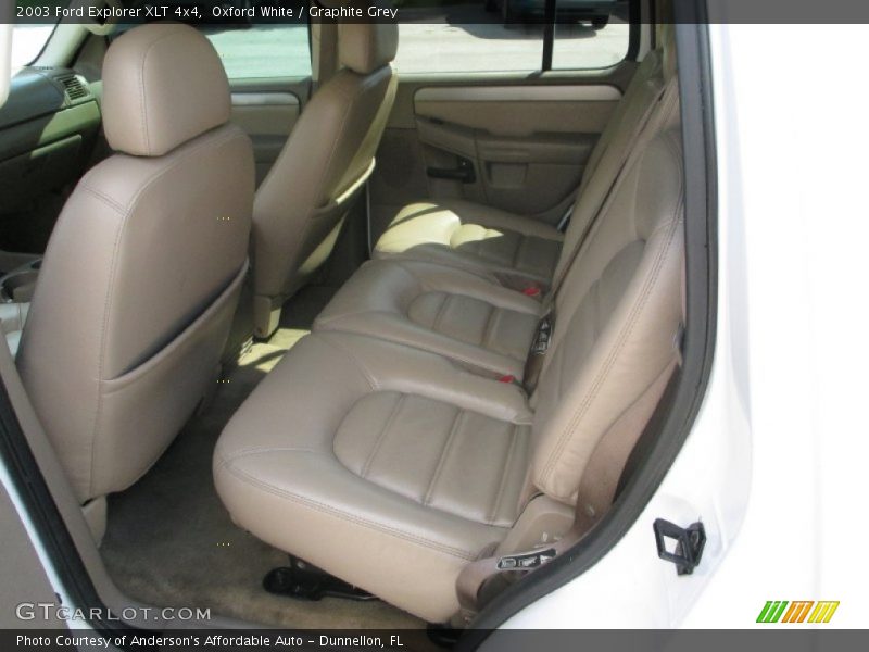 Oxford White / Graphite Grey 2003 Ford Explorer XLT 4x4