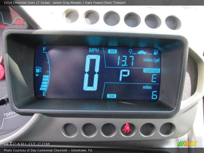 Ashen Gray Metallic / Dark Pewter/Dark Titanium 2014 Chevrolet Sonic LT Sedan