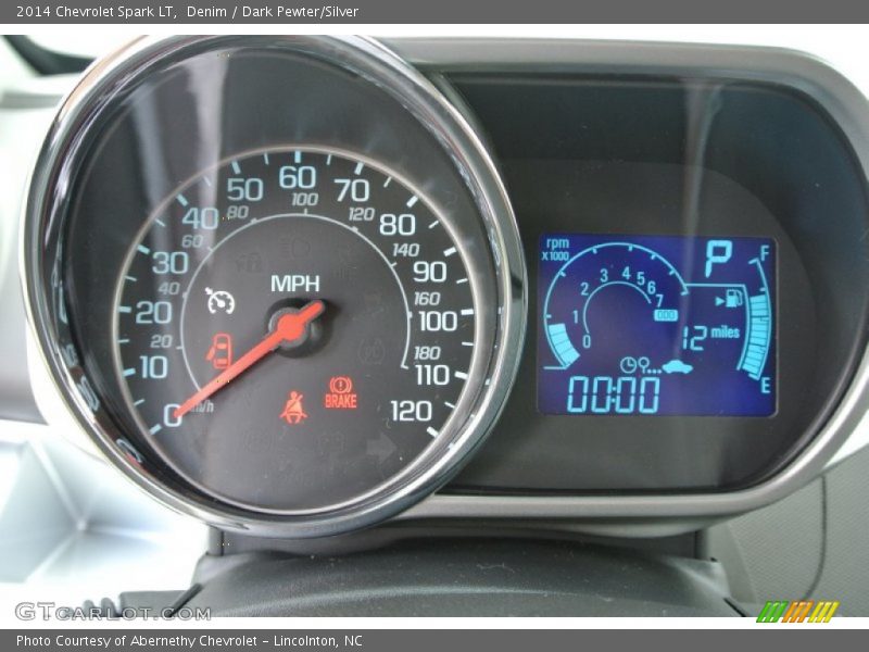 Denim / Dark Pewter/Silver 2014 Chevrolet Spark LT