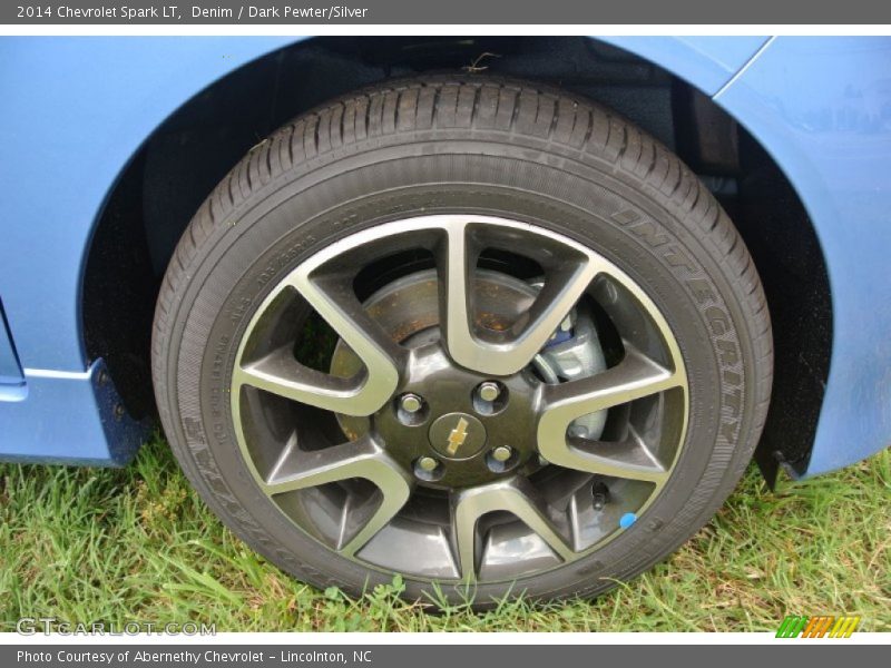 Denim / Dark Pewter/Silver 2014 Chevrolet Spark LT