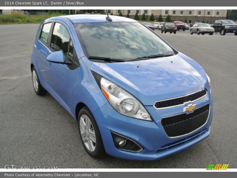 Denim / Silver/Blue 2014 Chevrolet Spark LT