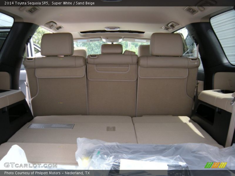 Super White / Sand Beige 2014 Toyota Sequoia SR5