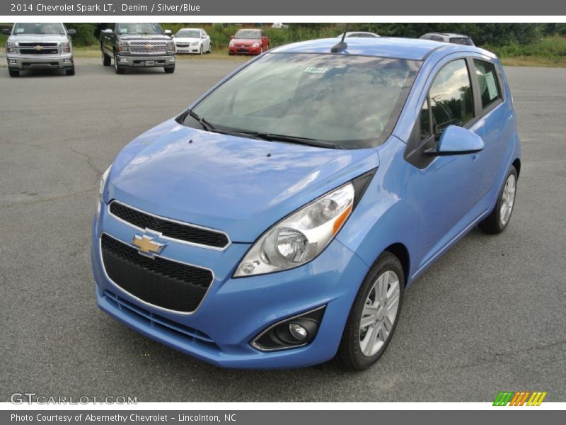 Denim / Silver/Blue 2014 Chevrolet Spark LT
