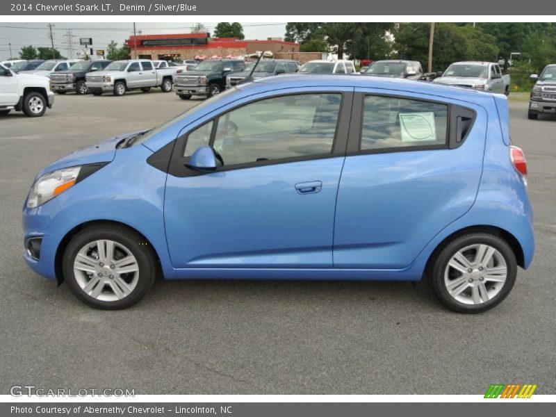 Denim / Silver/Blue 2014 Chevrolet Spark LT