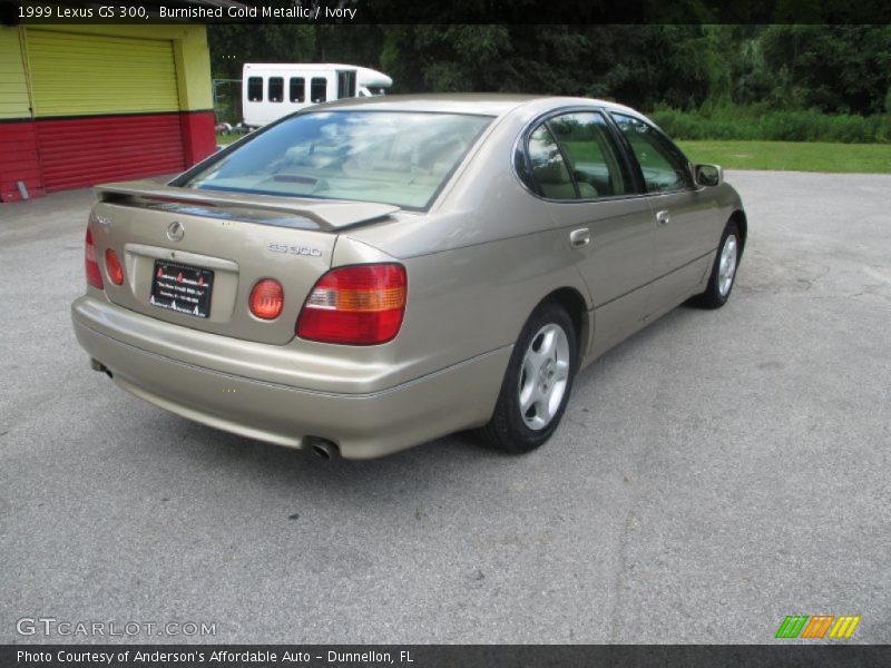 Burnished Gold Metallic / Ivory 1999 Lexus GS 300
