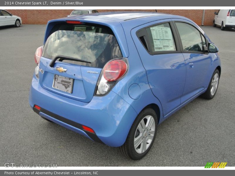Denim / Silver/Blue 2014 Chevrolet Spark LT