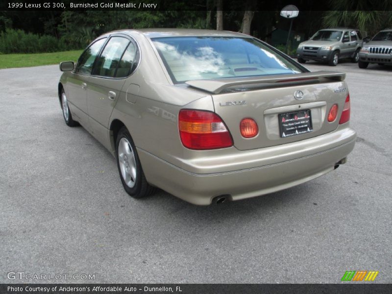 Burnished Gold Metallic / Ivory 1999 Lexus GS 300