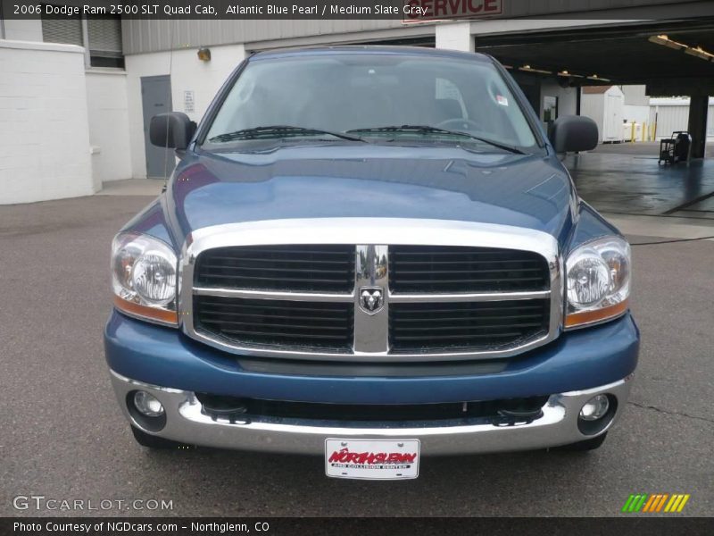 Atlantic Blue Pearl / Medium Slate Gray 2006 Dodge Ram 2500 SLT Quad Cab