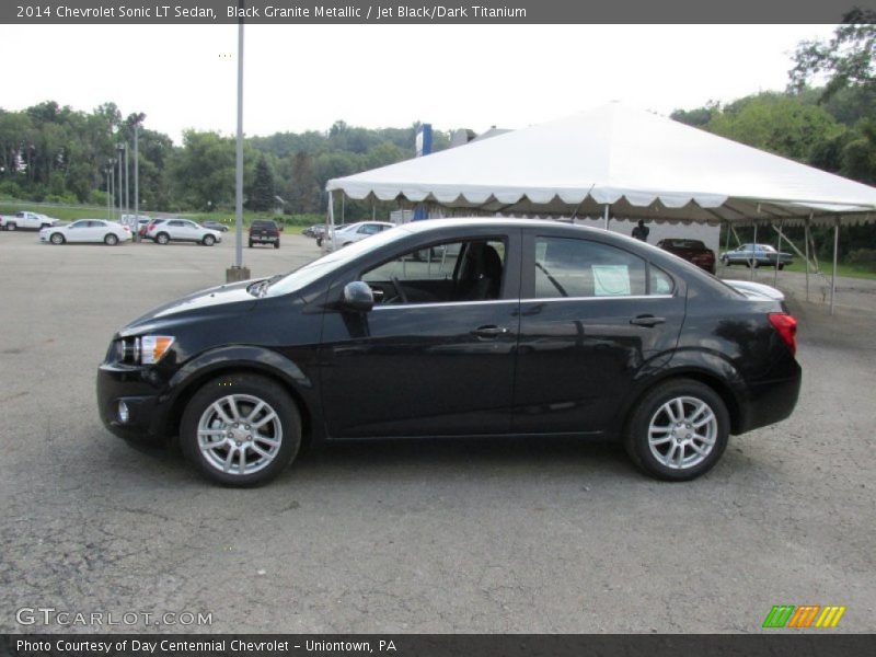 Black Granite Metallic / Jet Black/Dark Titanium 2014 Chevrolet Sonic LT Sedan