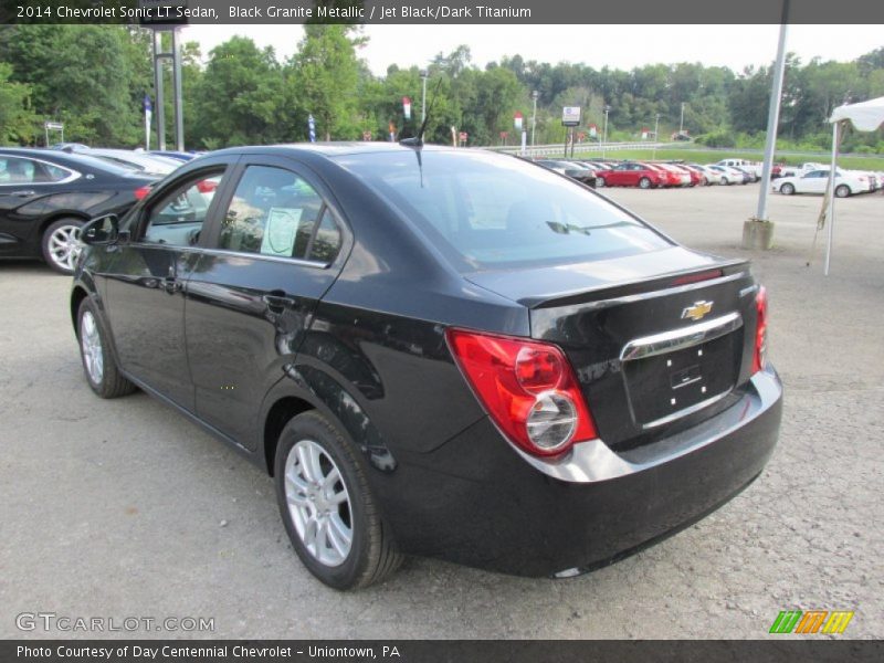 Black Granite Metallic / Jet Black/Dark Titanium 2014 Chevrolet Sonic LT Sedan