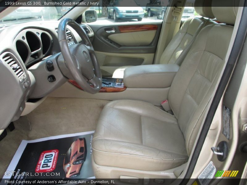 Burnished Gold Metallic / Ivory 1999 Lexus GS 300