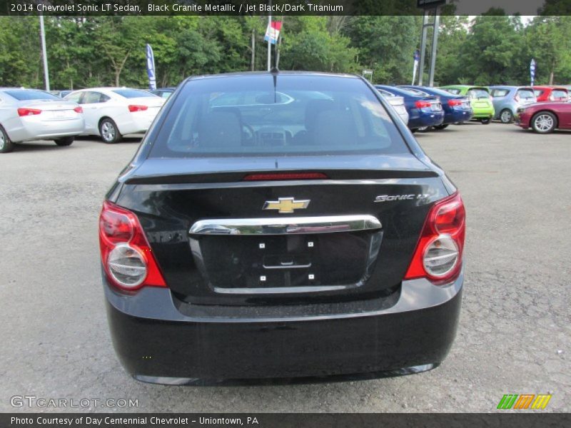 Black Granite Metallic / Jet Black/Dark Titanium 2014 Chevrolet Sonic LT Sedan