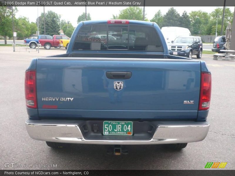 Atlantic Blue Pearl / Medium Slate Gray 2006 Dodge Ram 2500 SLT Quad Cab