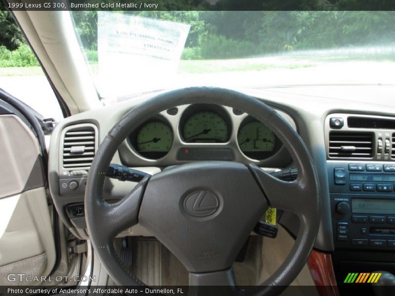 Burnished Gold Metallic / Ivory 1999 Lexus GS 300