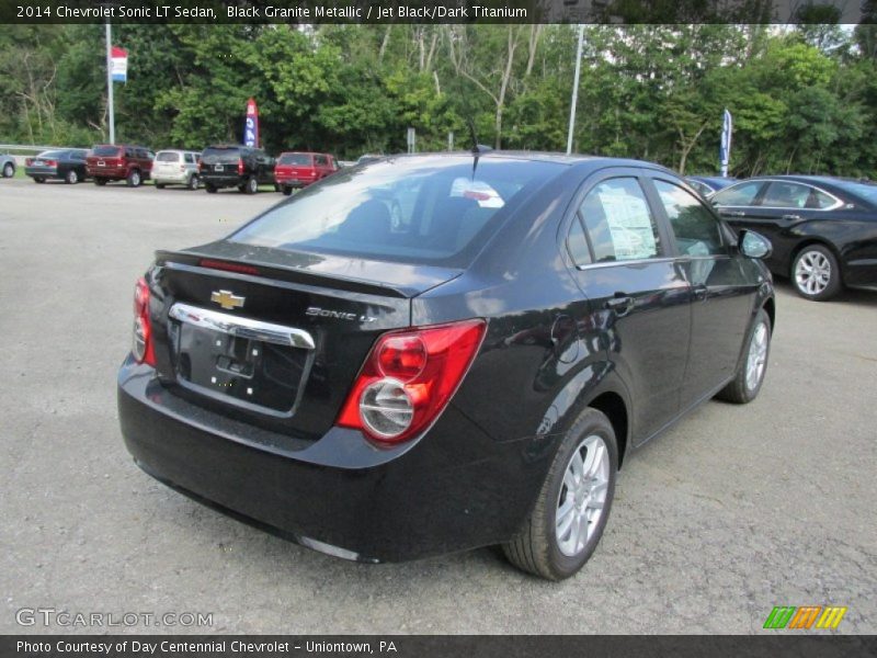 Black Granite Metallic / Jet Black/Dark Titanium 2014 Chevrolet Sonic LT Sedan