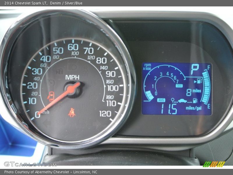Denim / Silver/Blue 2014 Chevrolet Spark LT