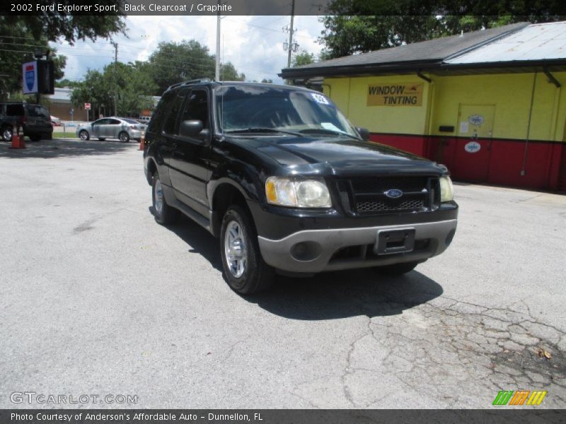Black Clearcoat / Graphite 2002 Ford Explorer Sport