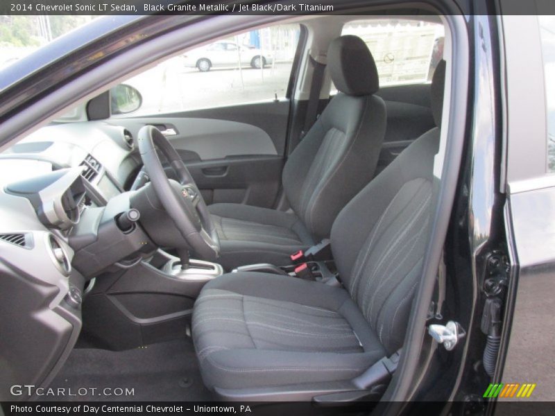 Black Granite Metallic / Jet Black/Dark Titanium 2014 Chevrolet Sonic LT Sedan