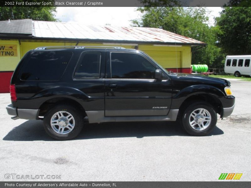 Black Clearcoat / Graphite 2002 Ford Explorer Sport