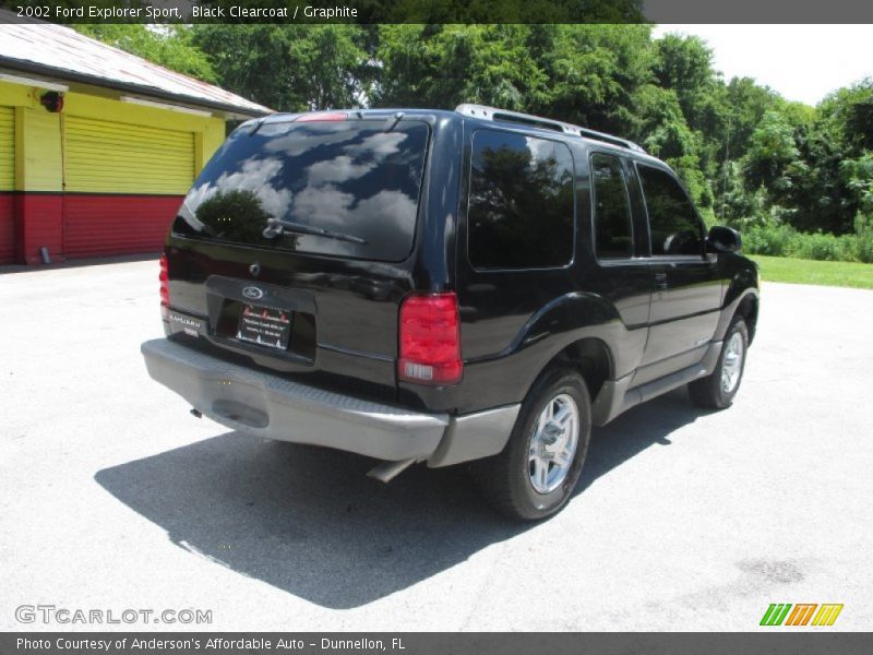 Black Clearcoat / Graphite 2002 Ford Explorer Sport