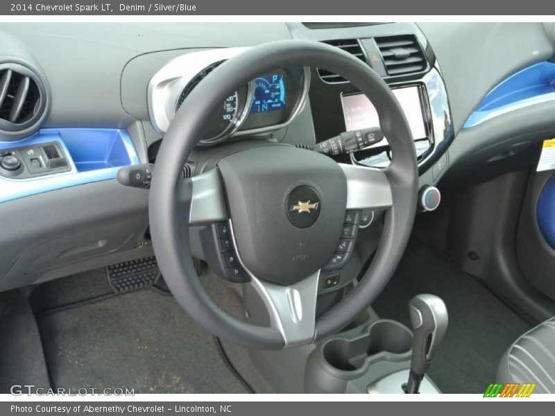 Denim / Silver/Blue 2014 Chevrolet Spark LT