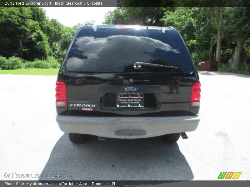 Black Clearcoat / Graphite 2002 Ford Explorer Sport