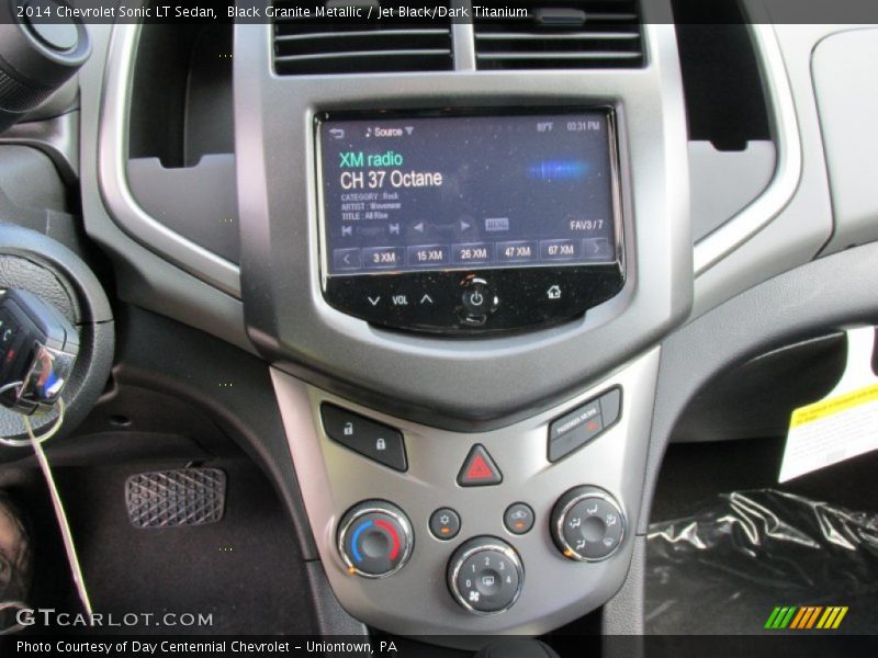 Black Granite Metallic / Jet Black/Dark Titanium 2014 Chevrolet Sonic LT Sedan
