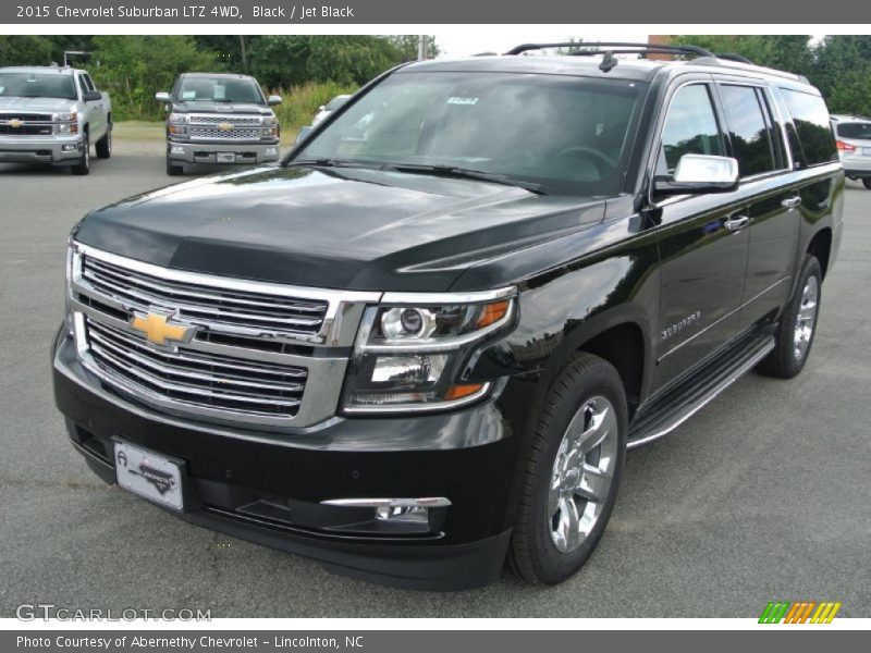 Black / Jet Black 2015 Chevrolet Suburban LTZ 4WD