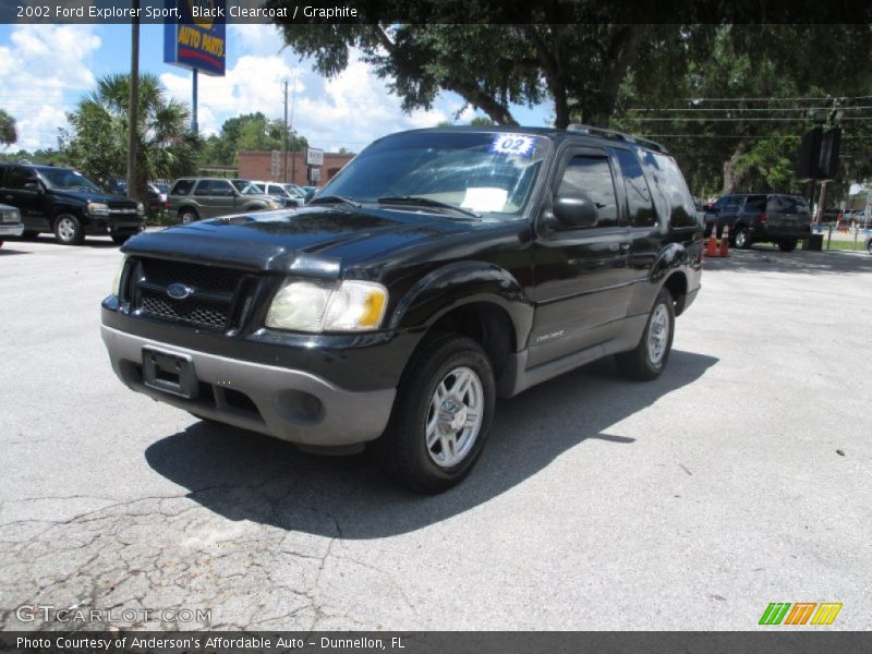 Black Clearcoat / Graphite 2002 Ford Explorer Sport